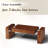 Lenie Farmhouse Rustic Wood Coffee Table With Burl Finish-258326728