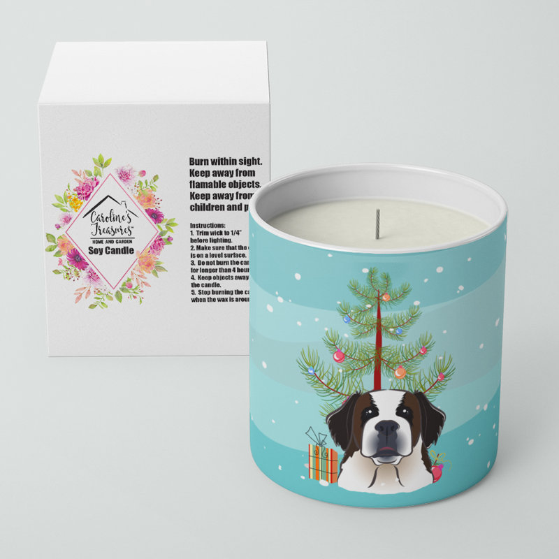 Arbre de Noël et bougie décorative 10 oz