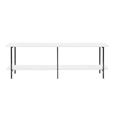 70-87 Inch Modern Console Table With 2 Shelves | Gift Idea by Wrought Studio