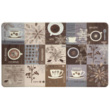 Behrendt Bon Apetit Anti-Fatigue Mat Fleur de Lis Living Mat Size: Rectangle 1'6 x 3'11