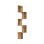 Neeson 117.2cm H x 22cm W Wood Corner Bookcase