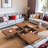 Dessia Sliding Top Coffee Table with Four Hidden Storage Compartments