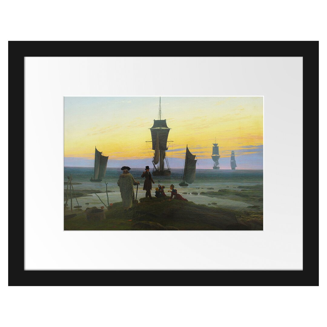 Gerahmter Kunstdruck The Stages of Life von Caspar David Friedrich