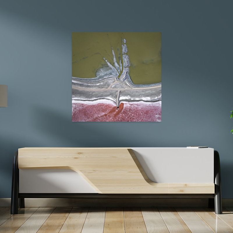 Art contemporain Art de plage contemporain, H 36 po x l 36 po