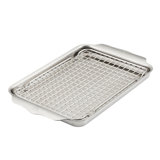 Provisions 9" x 12" x 1" Quarter Sheet Pan with Cooling Rack