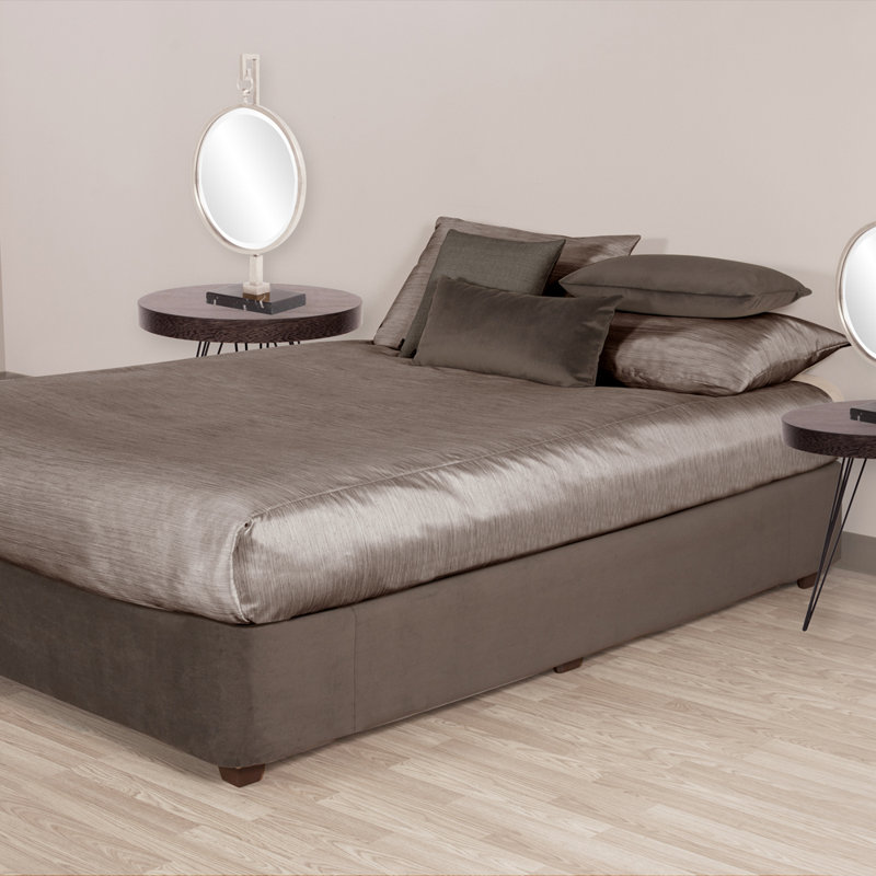 Sterling Wrap Around Box Spring Cover, Queen, Pewter