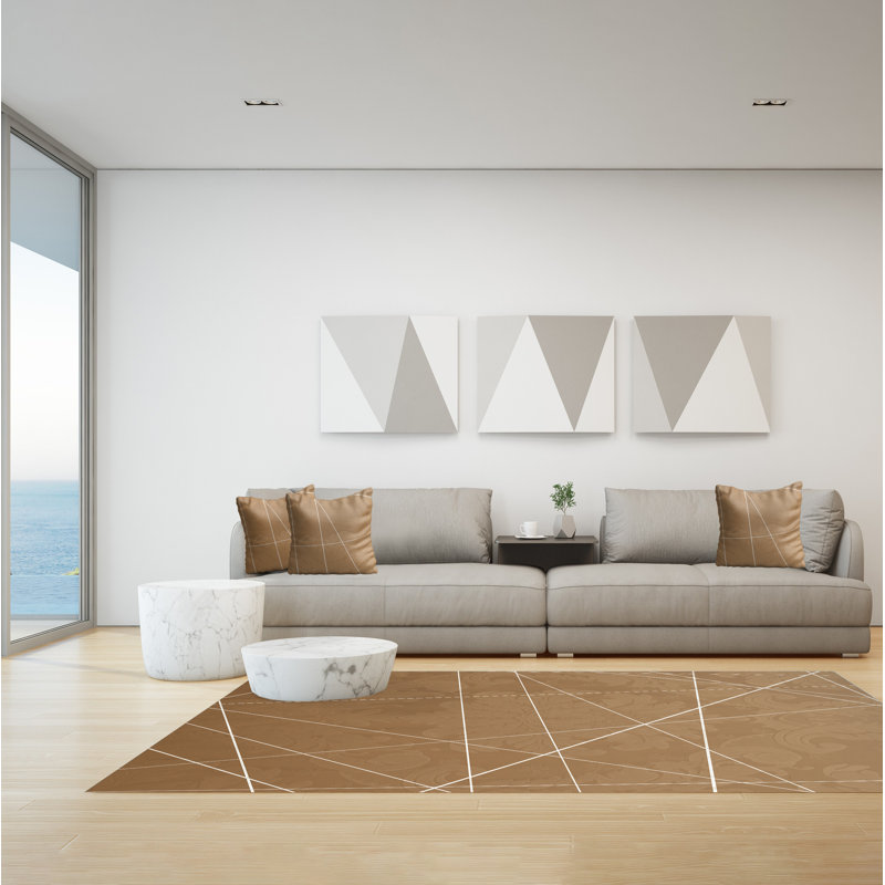 Gentille Abstract Area Rug, Rectangle 140 x 200cm