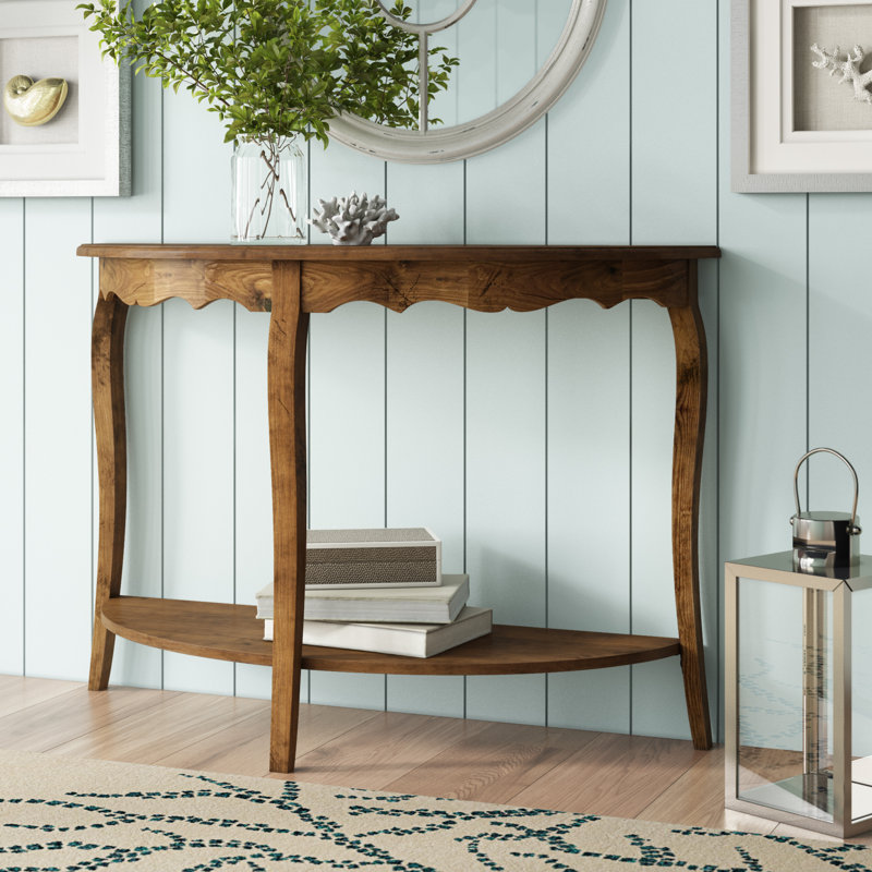 Evangelyne Console Table, Brown