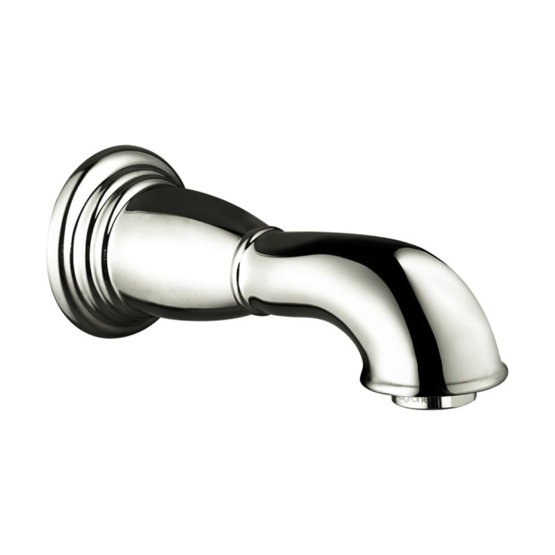 Retroaktiv Tango Wall Mounted Tub Spout Trim, Polished Nickel