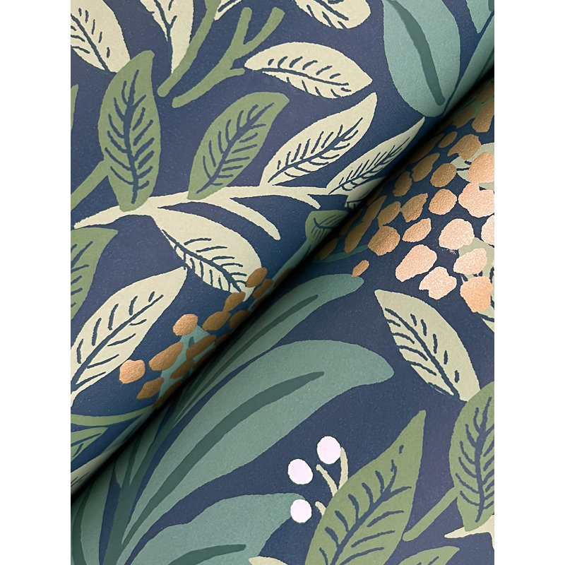 Papier peint Highgrove, Bleu marine