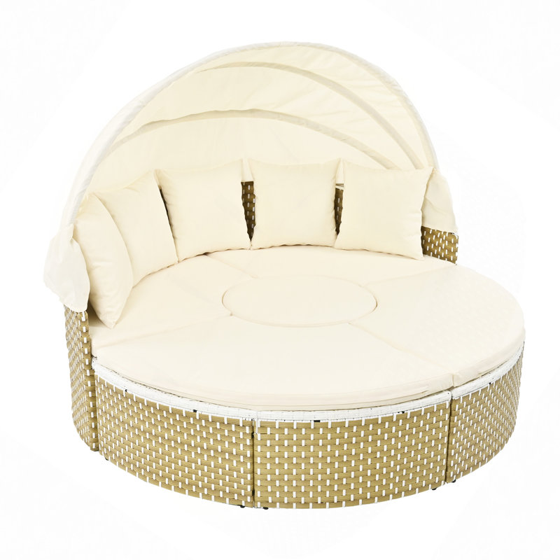 66.5'' Wide with Cushions, Beige, Natural