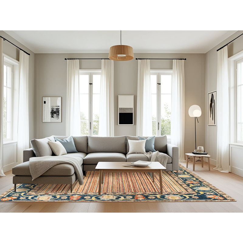 Tapis abstrait moderne 1837, Rectangle 8 pi x 12 pi
