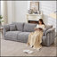 Stylish and Comfortable Sofa with Soft Cushions and Arm Pillows, Perfect for Modern and Traditional Interiors.-731493754