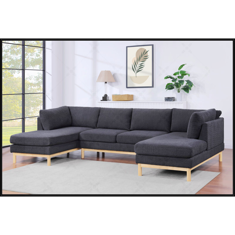 Canapé modulaire double en U Sherpa Helena