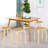 Altonia 18 Inch Stackable Bentwood Dining Chairs with Round Top,Set of 4-1311081689