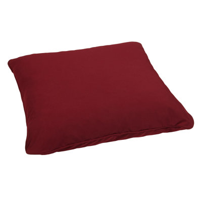 Solid Colour Outdoor Reversible Throw Pillow