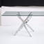 Table rectangulaire moderne en verre-1274634690-1274634700