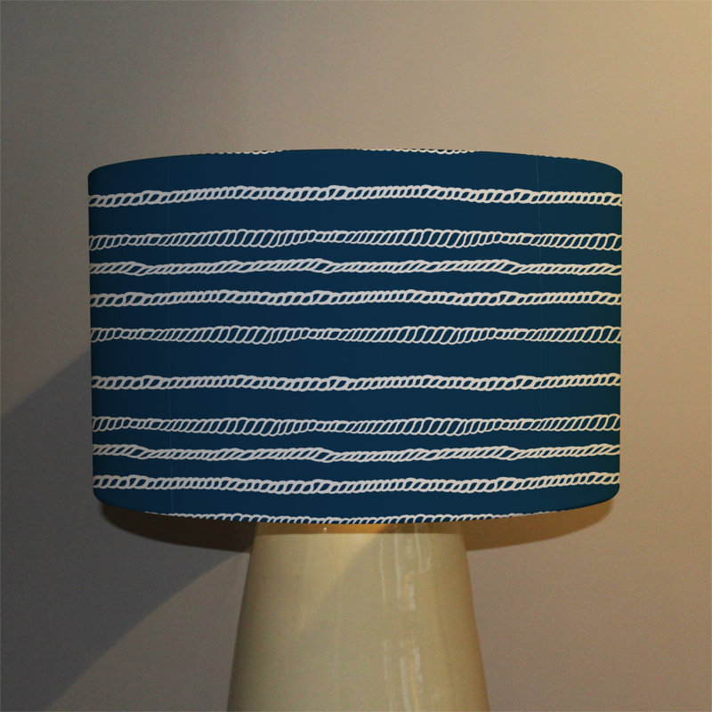 Cotton Drum Lamp Shade ( Uno ), 25cm H x 40cm W x 40cm D