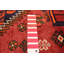 Tapis rouge fait à la main de conception unique 4 pi 6 po x 6 pi 8 po Andelz