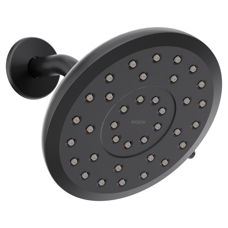 Verso Fixed Shower Head, Matte Black