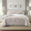 Ensemble de couvre-lit en coton naturel Elwood, 8 pièces-109897317