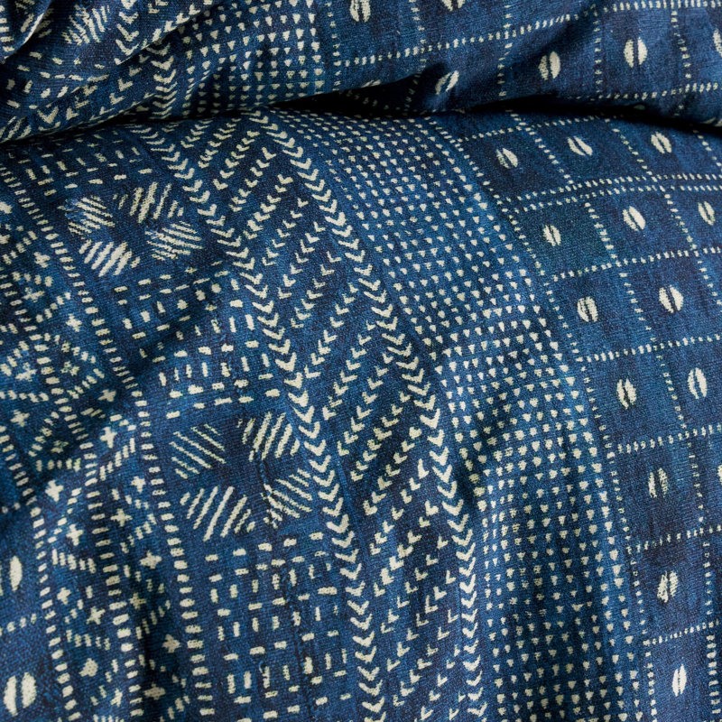 Housse de couette Kodi Batik Indigo, Housse de couette double / grand