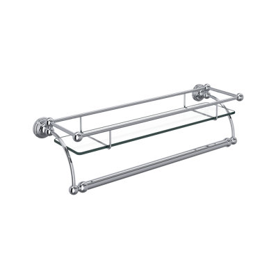 Perrin & Rowe Wall Mount Glass Vanity Shelf