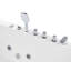 Leff 1700mm x 800mm Whirlpool Acrylic Bathtub with Tap