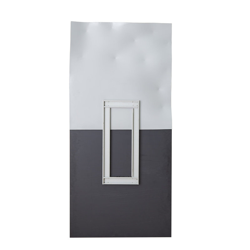 Asymmetrical Ripple Rectangle Mirror