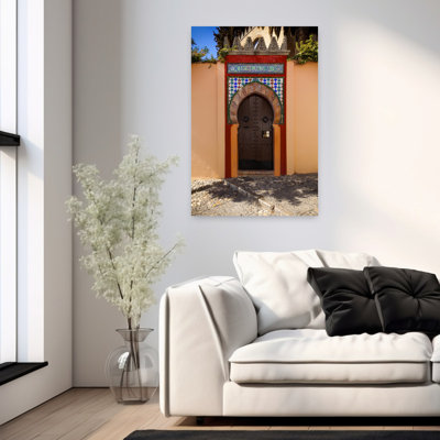 Moorish Gateway In The El Albayzín Or Albaicín Quarter, Granada, Andalucia, Spain, Europe Abstract Traditional Architecture Landscape Wall Art