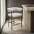 Malin Upholstered Counter Stool with Metal Frame-521541527