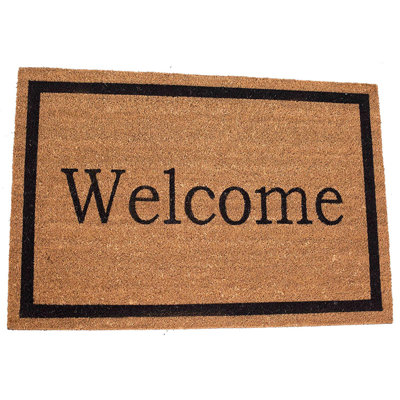 Tapis de porte anti-dérapant standard Coir