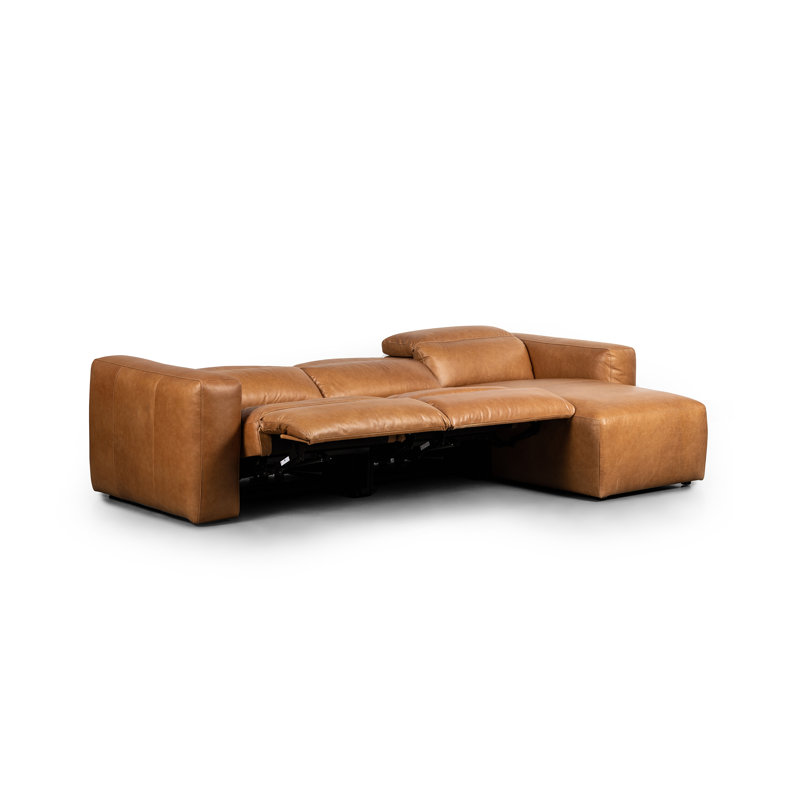 Radley Chaise Sectional, Right Hand Facing, Sonoma Butterscotch Top Grain Leather