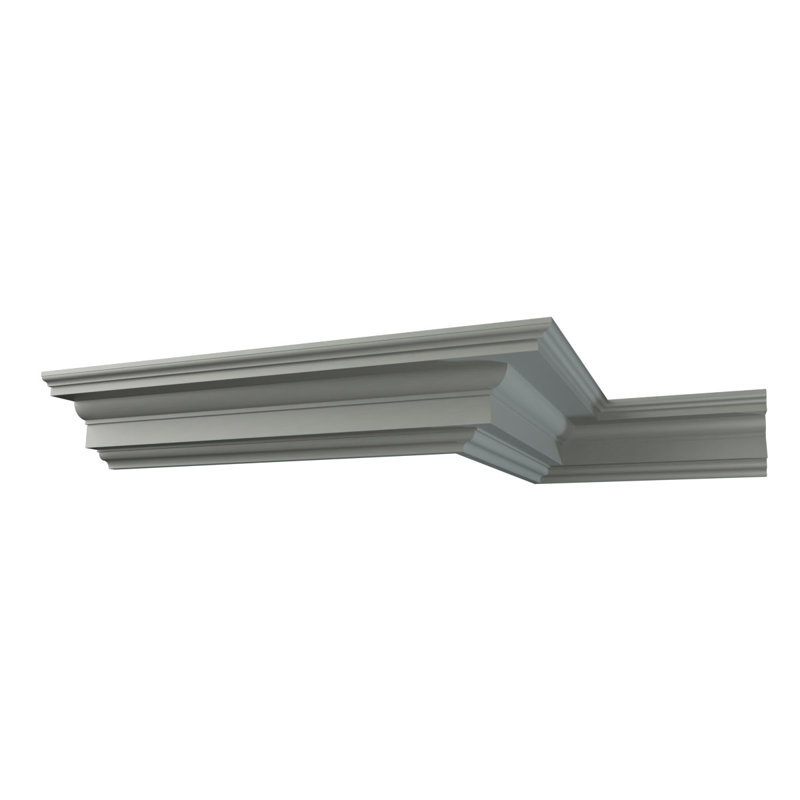 Ethan 96" Gray Polyurethane Crown Moulding