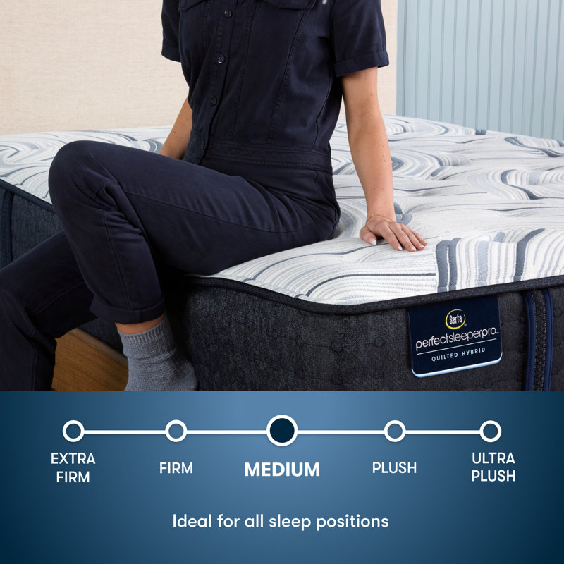 Perfect Sleeper Pro Kensington Medium 13" Latex Hybrid Mattress, Queen