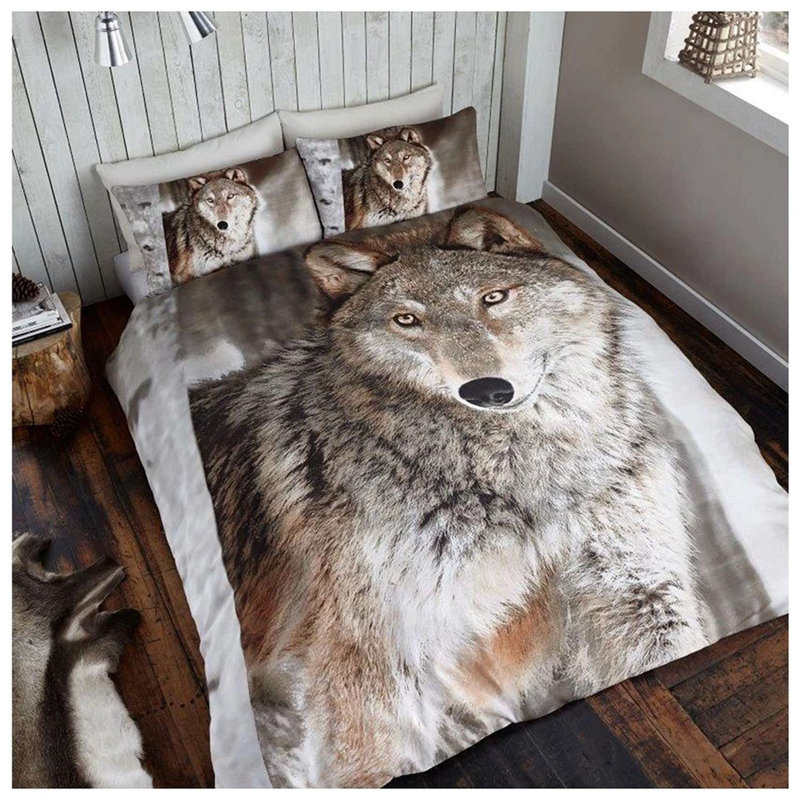 Polyester Duvet Cover Set with Pillowcases Included, Double Duvet Cover + 2 Standard Pillowcases
