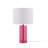 Glass Table Lamp Pink See below