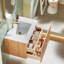 Chêne naturel 24 po Ula avec comptoir blanc-53173299-53173311