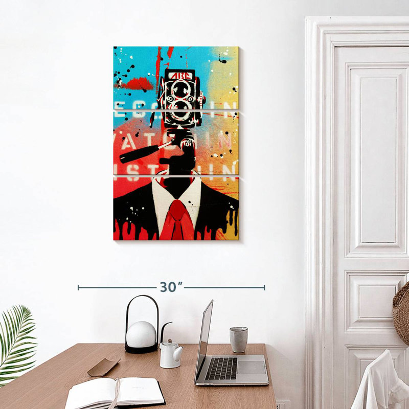 NSA Camera Man, 32" H x 20" W