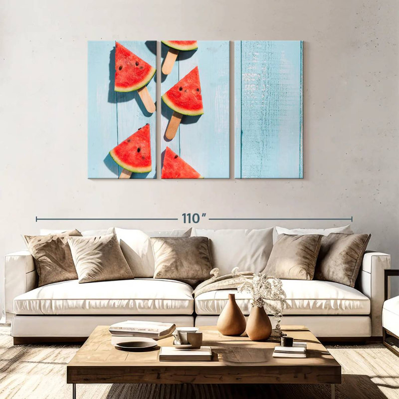 Yarlin Watermelon, 48" H x 74" W