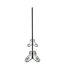 Pare-étincelles en fer - panneau simple, diamant classique élégant, 41,5 po x 8,9 po 32,1 po, fer noir, panneau avec finition minimaliste moderne