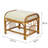 Eukleides Polypropylene / Olefin Rattan Footstool-1873202937