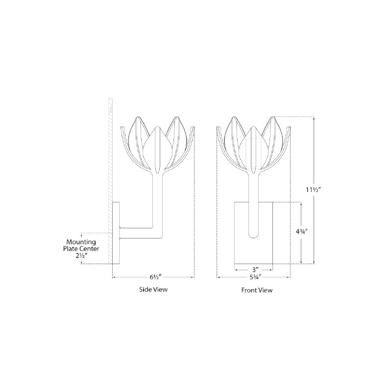 Alberto 1 - Light Armed Sconce