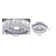 Letitia Modern LED Round Crystal Flush Mount