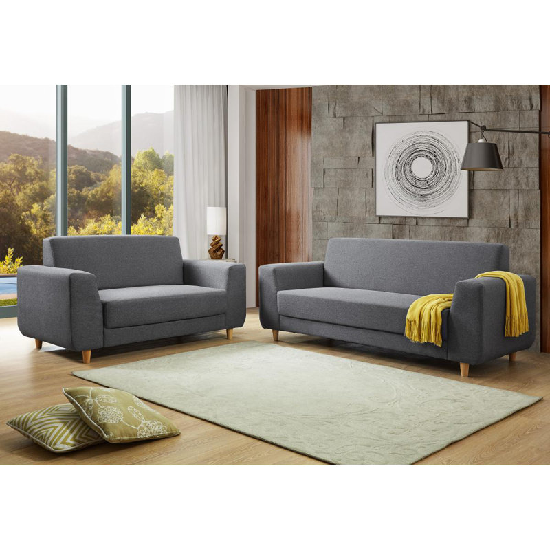Caelan Linen Loveseat