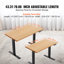 Cadre de bureau debout double moteur VEVOR-99965541