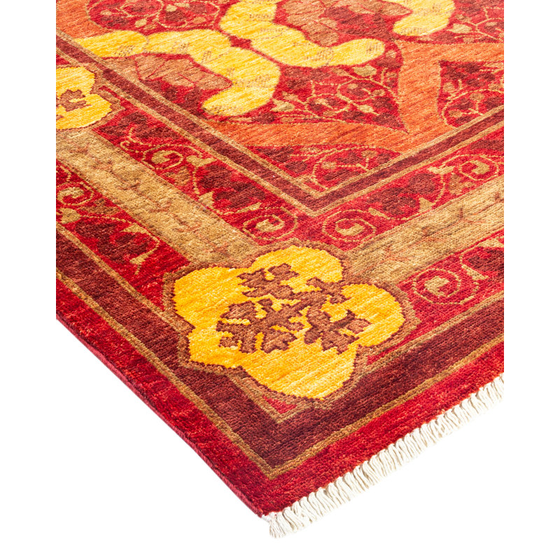 Arts & Crafts One-of-a-Kind 6' 0" X 9' 0" Hand Knotted Area Rug
