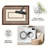Brown & Beige carpet-easy to clean, machine-washable, soft and comfortable; suitable for door mats, kitchens, living rooms, bedrooms, corridors, and laundry areas. Easy to clean, durable carpet for home decoration.-1741827359
