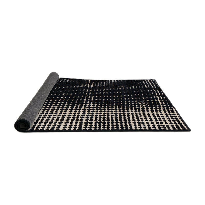 Tapis abstrait moderne 4393, Rond 5 pi