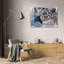 Lark Manor Cloverfield And Co., art sur toile tendue avec châssis: guitare Rock and Roll-1840068297